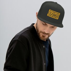 5-panel-trucker-cap-charcoal-front-699c54797d7c4.jpg Casquette Trucker ATTENTION BRETON DANGER Coloré - Yupoong 6006