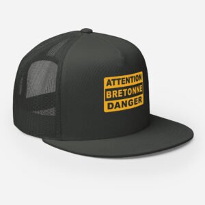 5-panel-trucker-cap-charcoal-right-front-698a4eff11a5c.jpg Casquette trucker ATTENTION BRETONNE DANGER Coloré - Yupoong 6006
