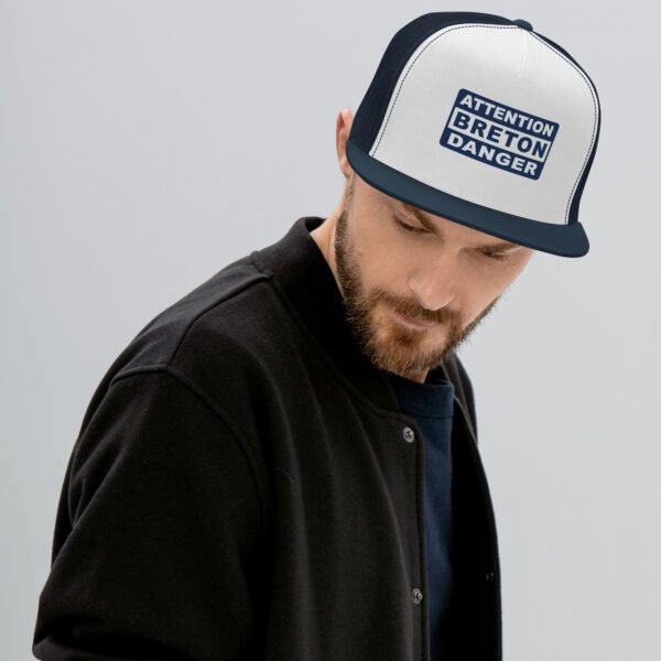 Casquette Trucker ATTENTION BRETON DANGER Coloré - Yupoong 6006