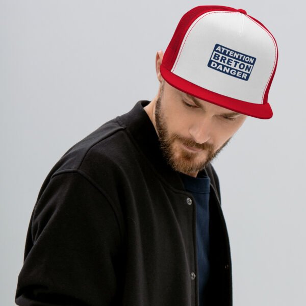 Casquette Trucker ATTENTION BRETON DANGER Coloré - Yupoong 6006