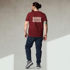 T-shirt en Coton Bio ATTENTION BRETON DANGER Coloré