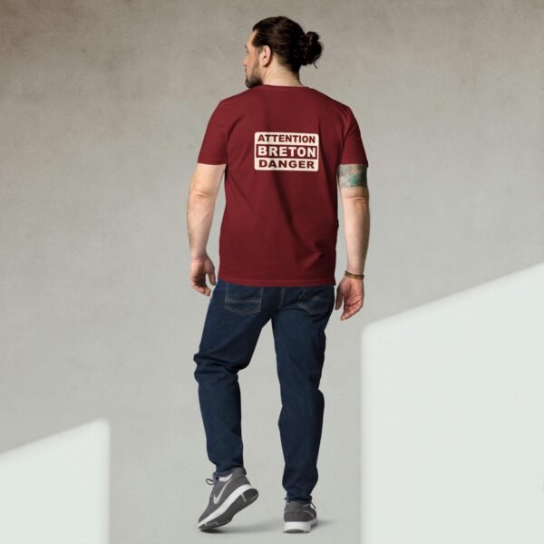 T-shirt en Coton Bio ATTENTION BRETON DANGER Coloré