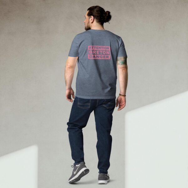 T-shirt en Coton Bio ATTENTION BRETON DANGER Coloré