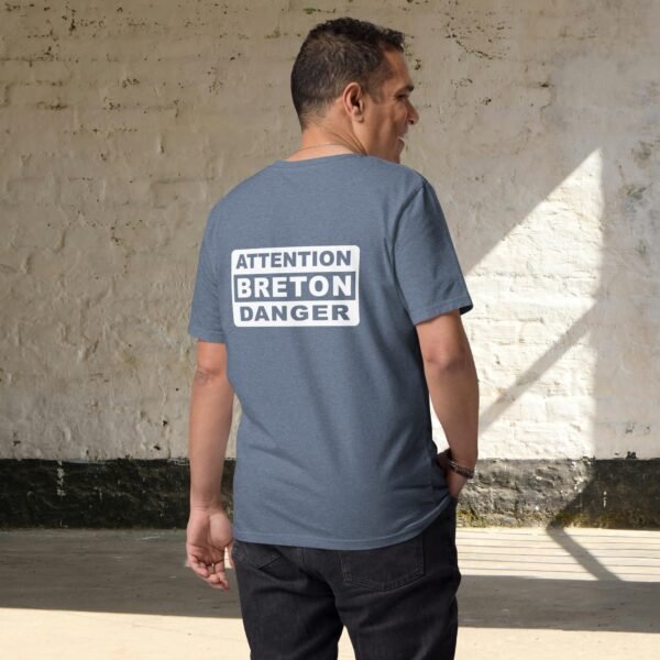 unisex-organic-cotton-t-shirt-dark-heather-blue-back-69889132d9332.jpg T-shirt Homme en Coton Bio ATTENTION BRETON DANGER