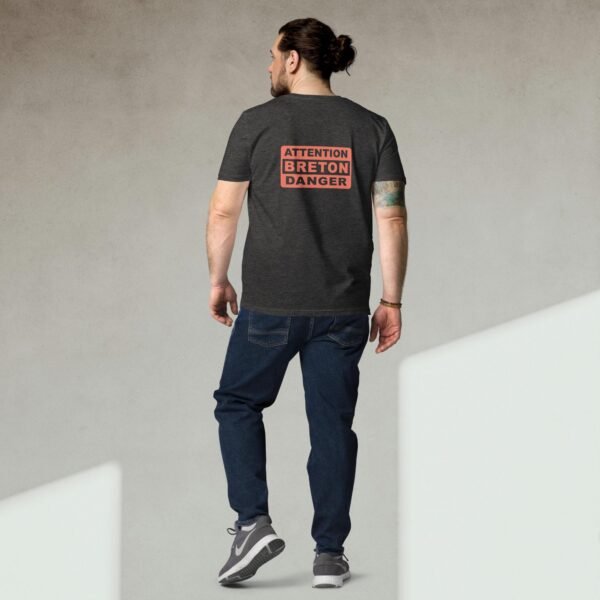 T-shirt en Coton Bio ATTENTION BRETON DANGER Coloré