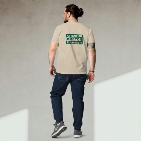 T-shirt en Coton Bio ATTENTION BRETON DANGER Coloré
