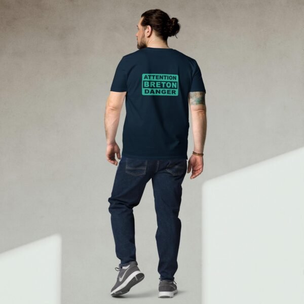 T-shirt en Coton Bio ATTENTION BRETON DANGER Coloré