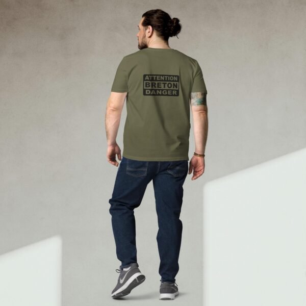 T-shirt en Coton Bio ATTENTION BRETON DANGER Coloré