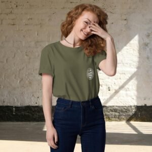 T-shirt en Coton Bio ATTENTION BRETONNE DANGER LN