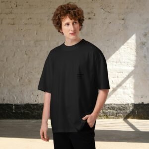 unisex-organic-oversized-high-neck-t-shirt-black-front-699c647262b79.jpg T-shirt XL en Coton Bio BEURRE SALÉ