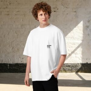unisex-organic-oversized-high-neck-t-shirt-white-front-699c6472f3089.jpg T-shirt XL en Coton Bio BEURRE SALÉ