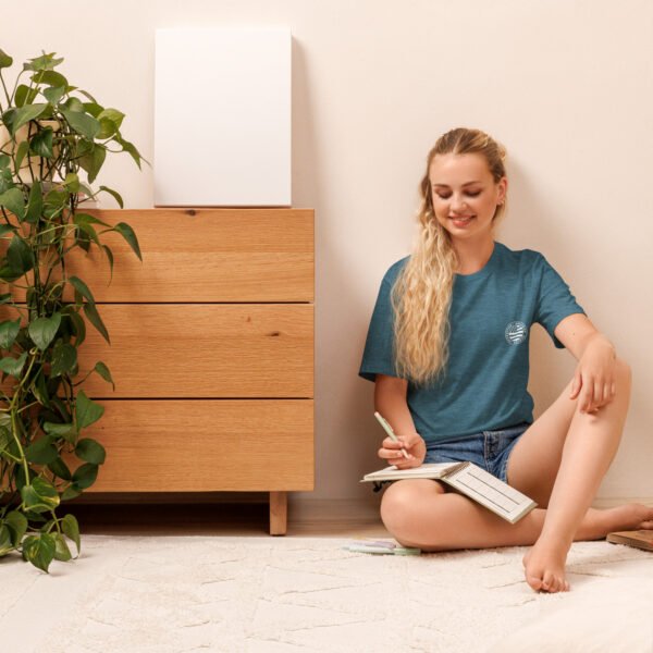 unisex-staple-t-shirt-heather-deep-teal-front-6989d877f0fa7.jpg T-shirt basic ATTENTION BRETONNE DANGER