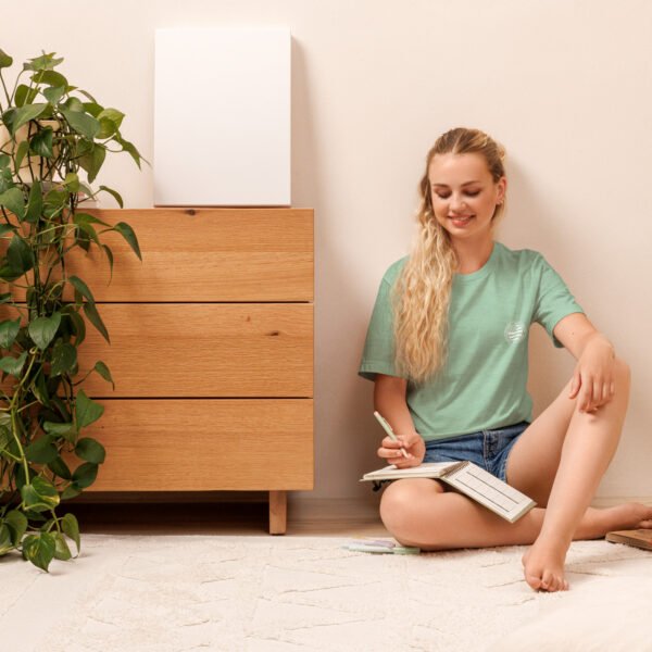 unisex-staple-t-shirt-heather-prism-mint-front-6989d8fb86176.jpg T-shirt basic ATTENTION BRETONNE DANGER