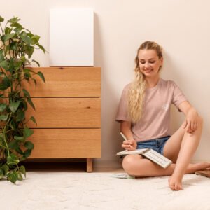 unisex-staple-t-shirt-heather-prism-peach-front-6989d8fb8b7c1.jpg T-shirt basic ATTENTION BRETONNE DANGER