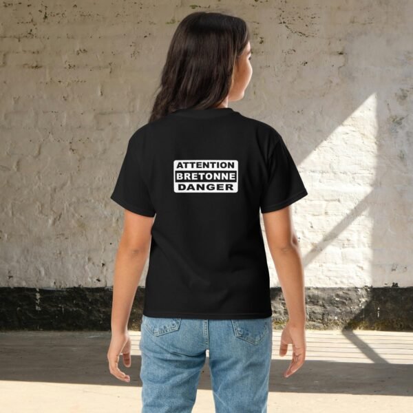 T-shirt 6 à 14 ans ATTENTION BRETONNE DANGER