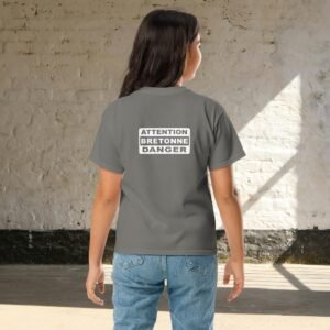 T-shirt 6 à 14 ans ATTENTION BRETONNE DANGER