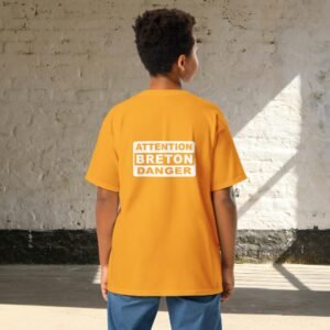 T-shirt enfant 6 à 14 ans ATTENTION BRETON DANGER