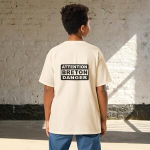 T-shirt enfant 6 à 14 ans ATTENTION BRETON DANGER