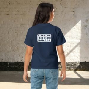 T-shirt 6 à 14 ans ATTENTION BRETONNE DANGER