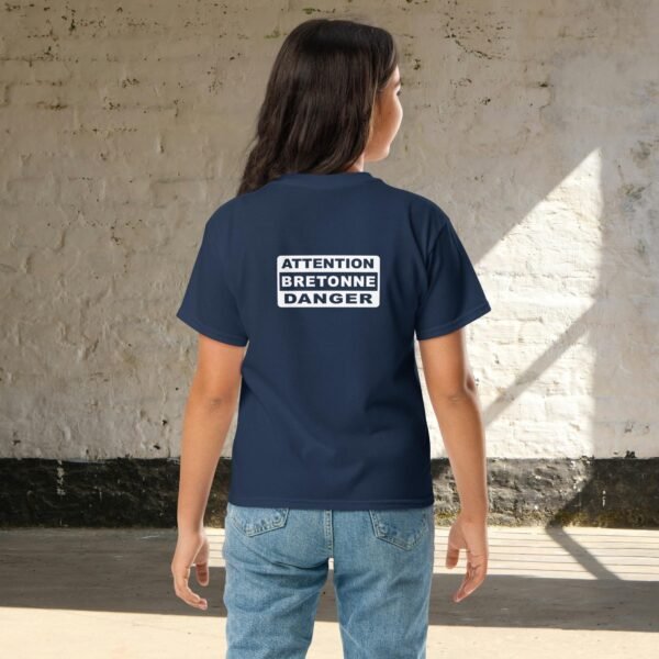 T-shirt 6 à 14 ans ATTENTION BRETONNE DANGER
