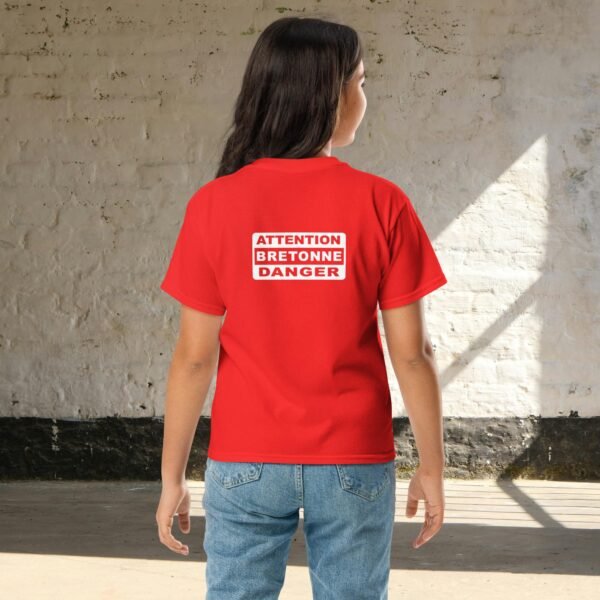 T-shirt 6 à 14 ans ATTENTION BRETONNE DANGER